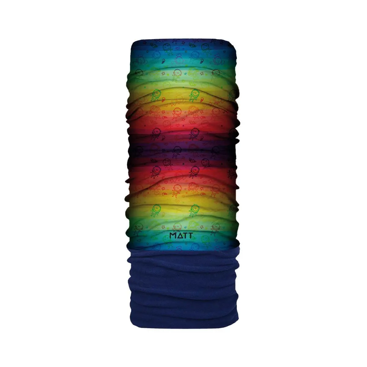Matt Unisex Kids Bleu Children's Choker Coolmax Rainbow