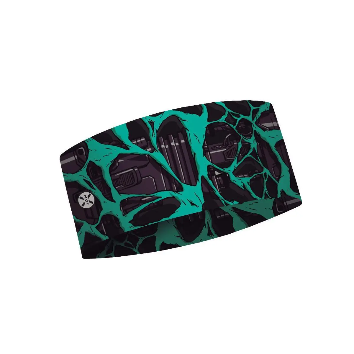 Matt Unisex Noir Single Layer Headband Cybord