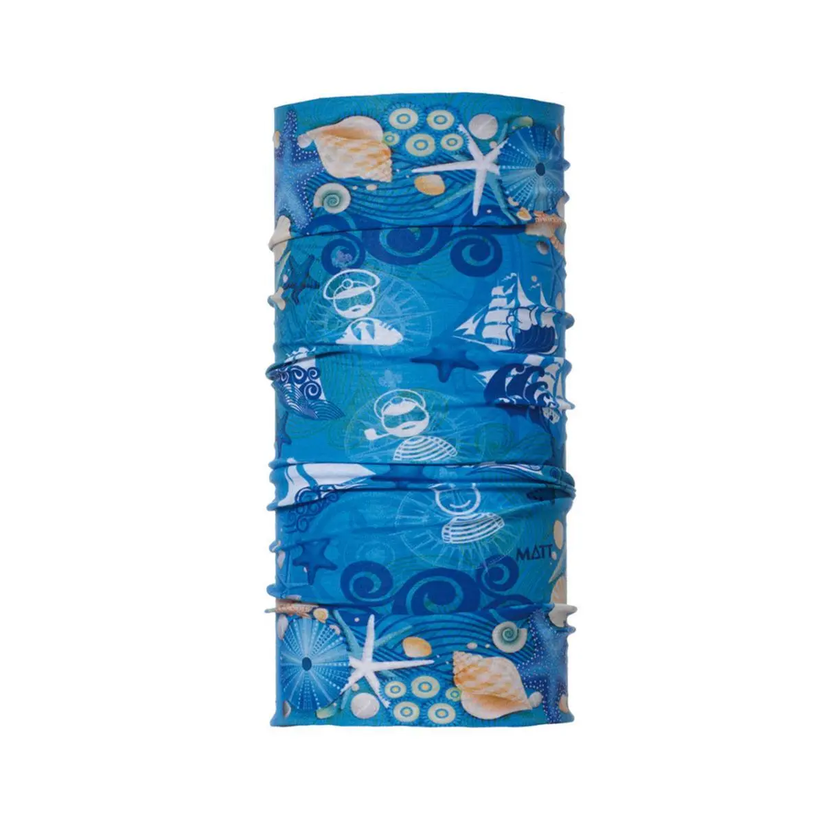 Matt Unisex Kids Bleu Kids Microfibre Neck Warmer Mariner