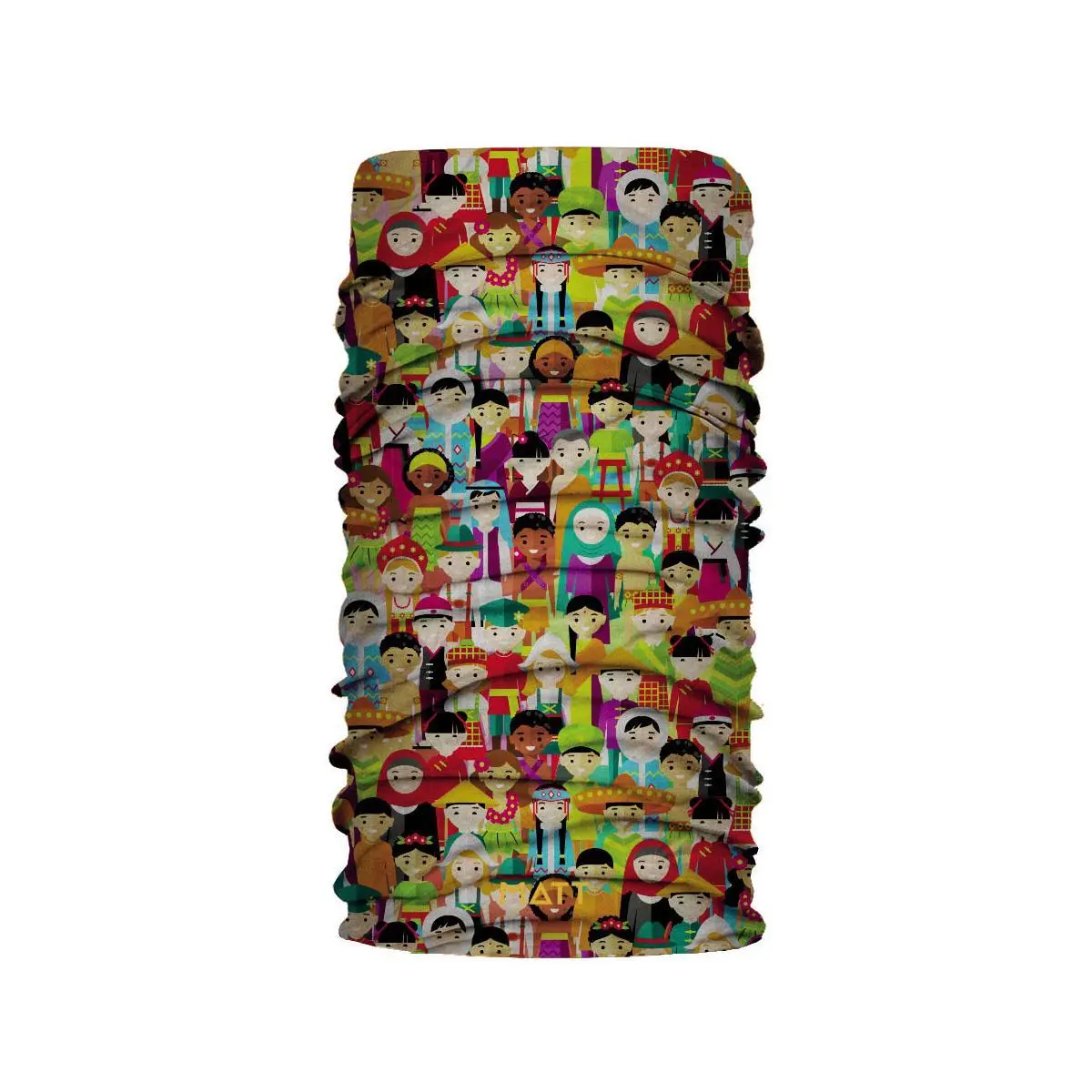 Microfiber Necktube Kind MATT Crowded