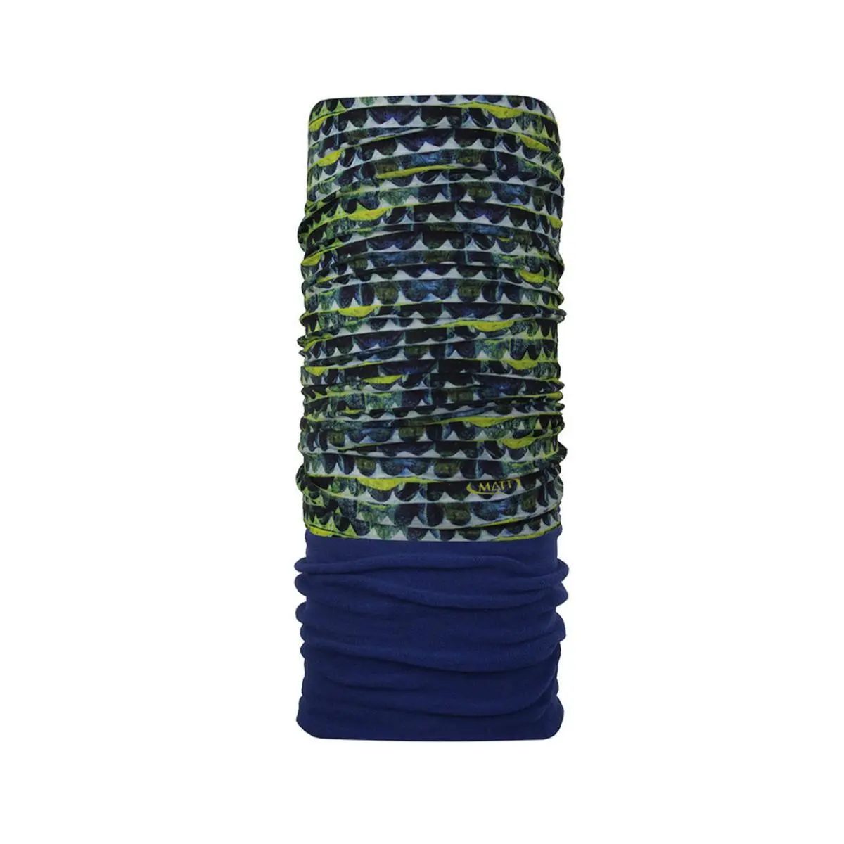 Matt Unisex Bleu Polartec Microfibre Neck Warmer Crocodile