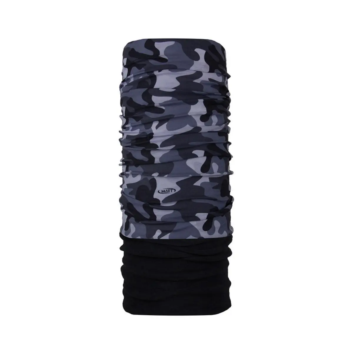 Matt Unisex Gris Polartec Camo Microfibre Neck Warmer