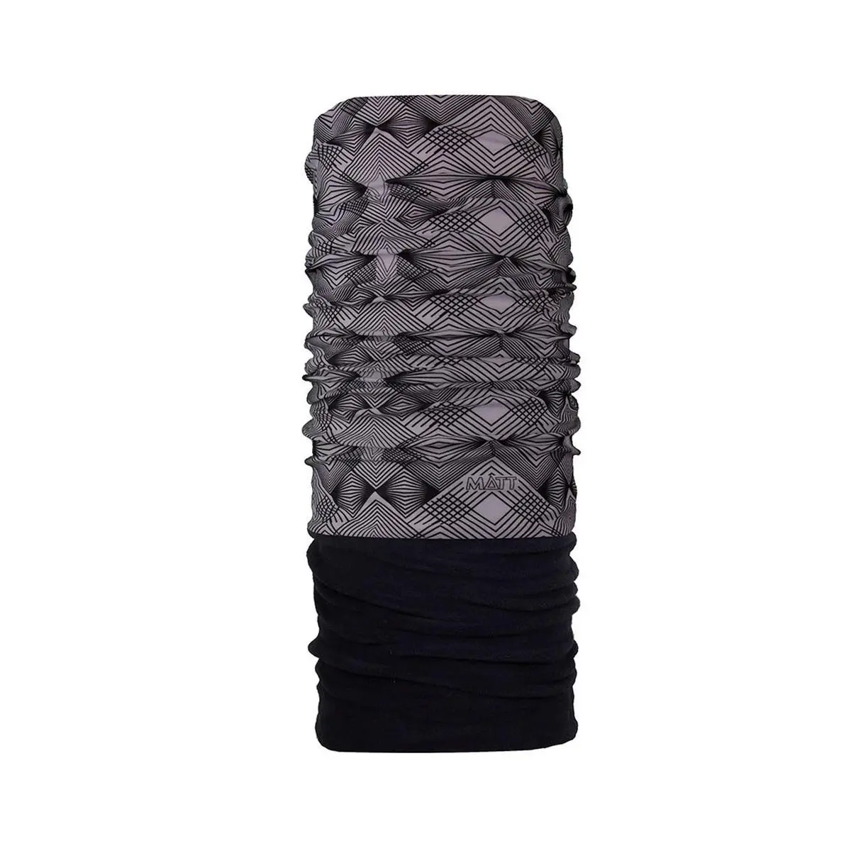 Matt Unisex Gris Polartec Microfibre Neck Warmer Steel