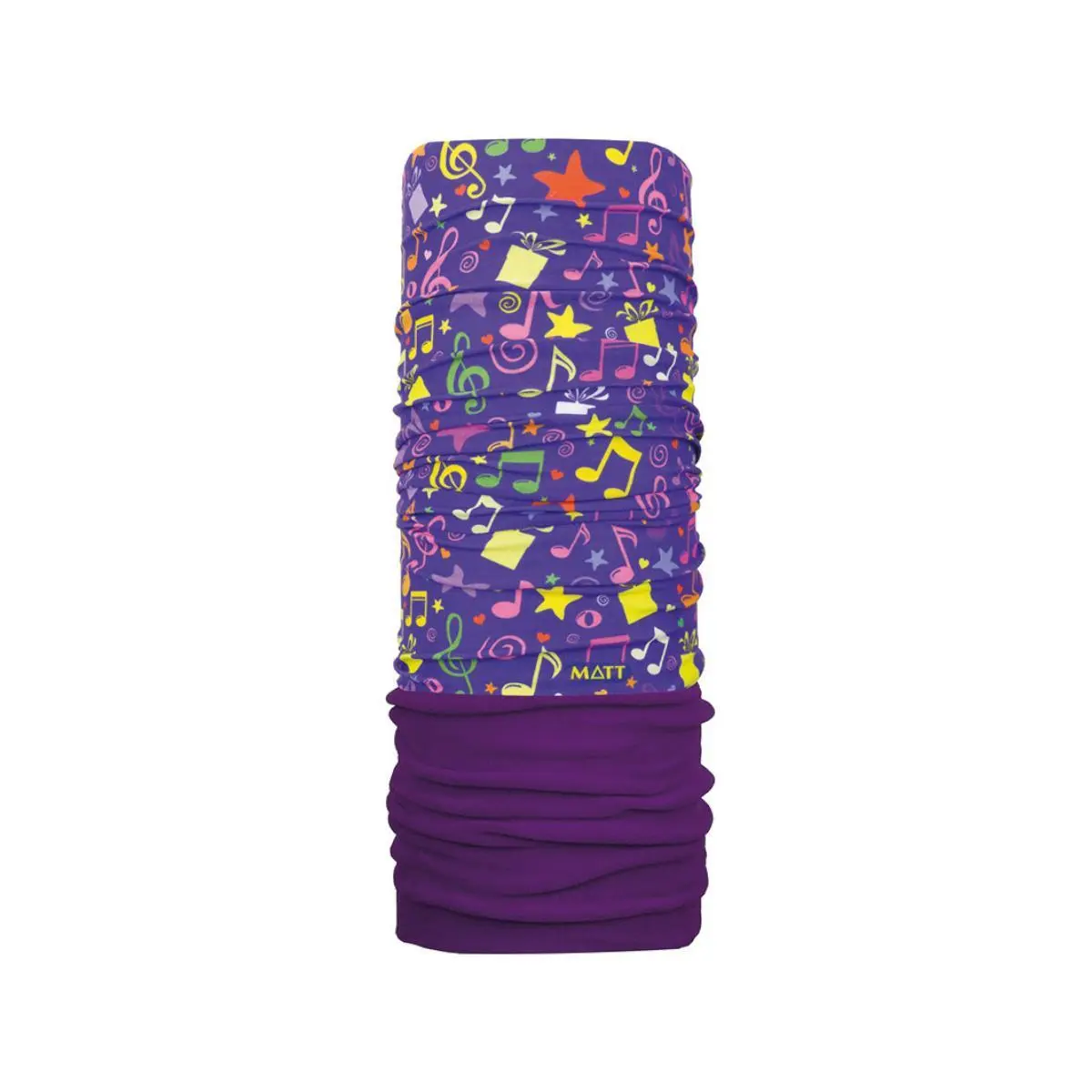 Matt Unisex Violet Polartec Microfibre Neck Warmer Notes