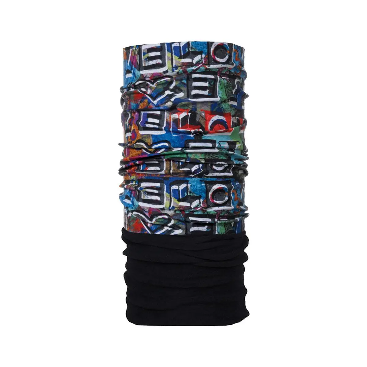 Matt Unisex Noir Polartec Microfibre Neck Warmer Love