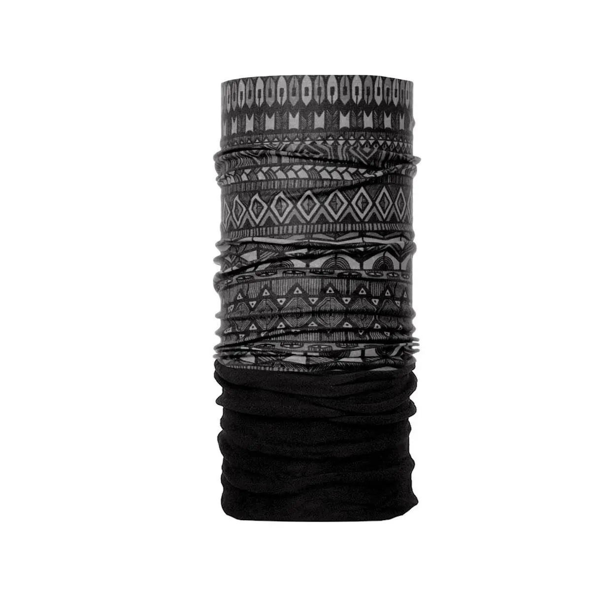 Matt Unisex Gris Polartec Microfibre Neck Warmer Ribbon