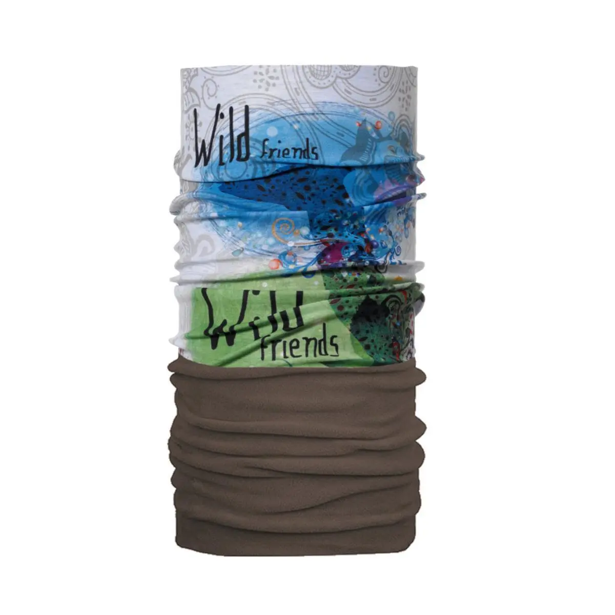 Matt Unisex Gris Polartec Microfibre Neck Warmer Wildfriends