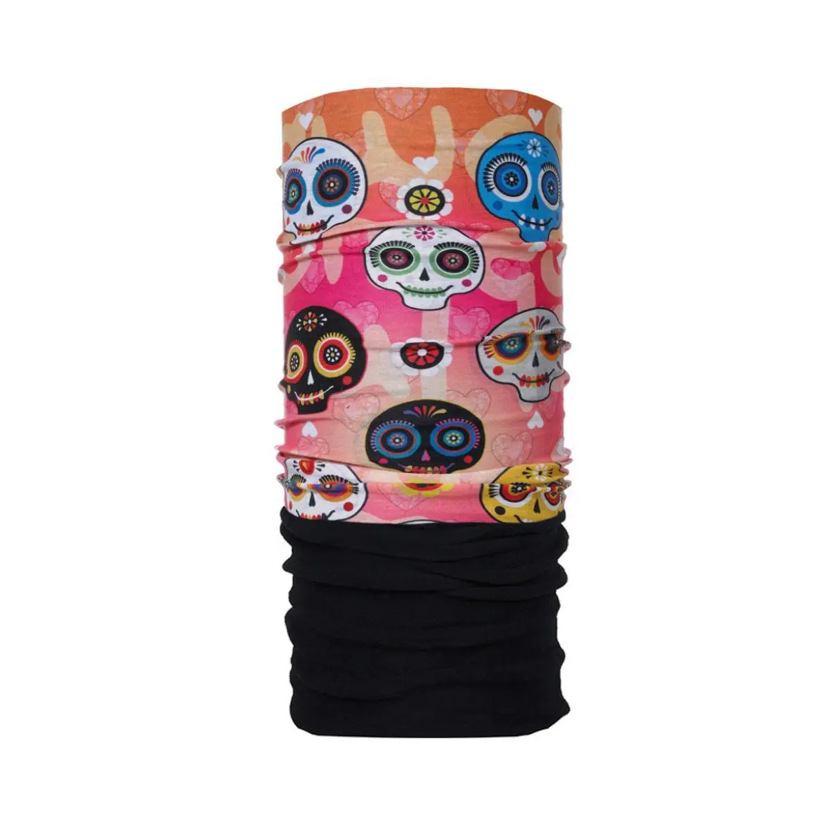 Matt Unisex Rose Polartec Microfibre Neck Warmer Awesome Skulls