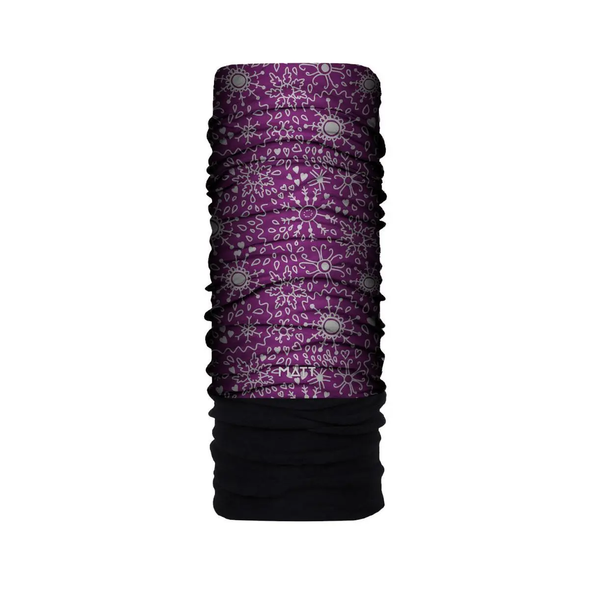 Matt Unisex Violet Polartec Microfibre Neck Warmer Fireworks