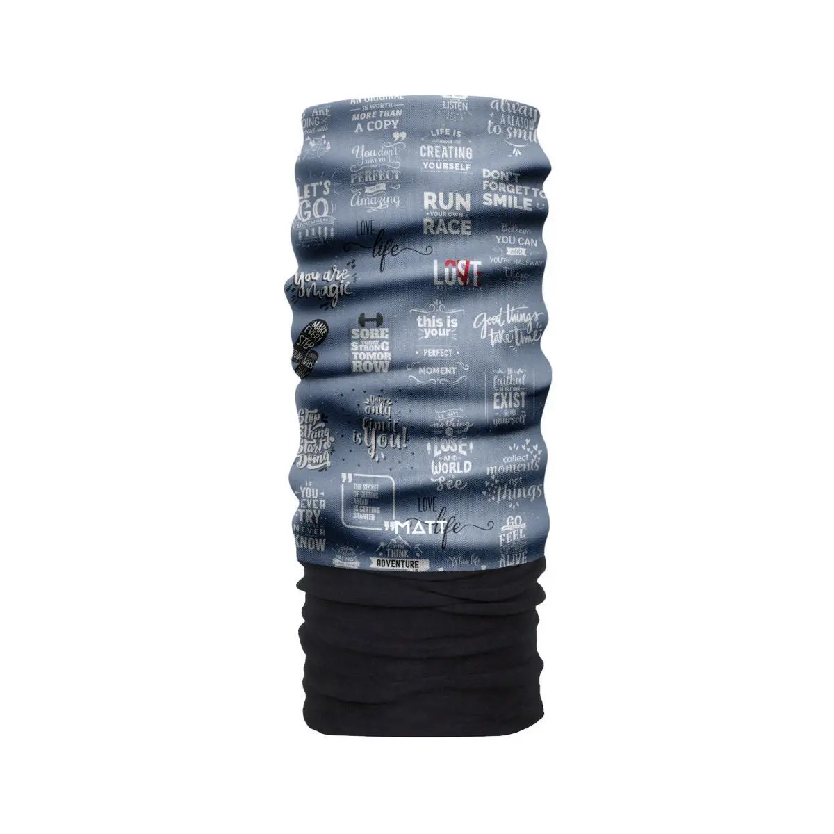Matt Unisex Gris Polartec Microfibre Neck Warmer Quota