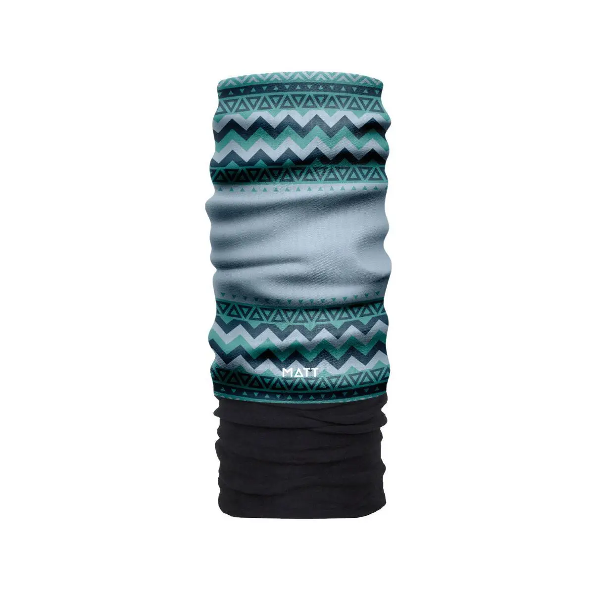 Matt Unisex Bleu Polartec Microfibre Neck Warmer Geometric1