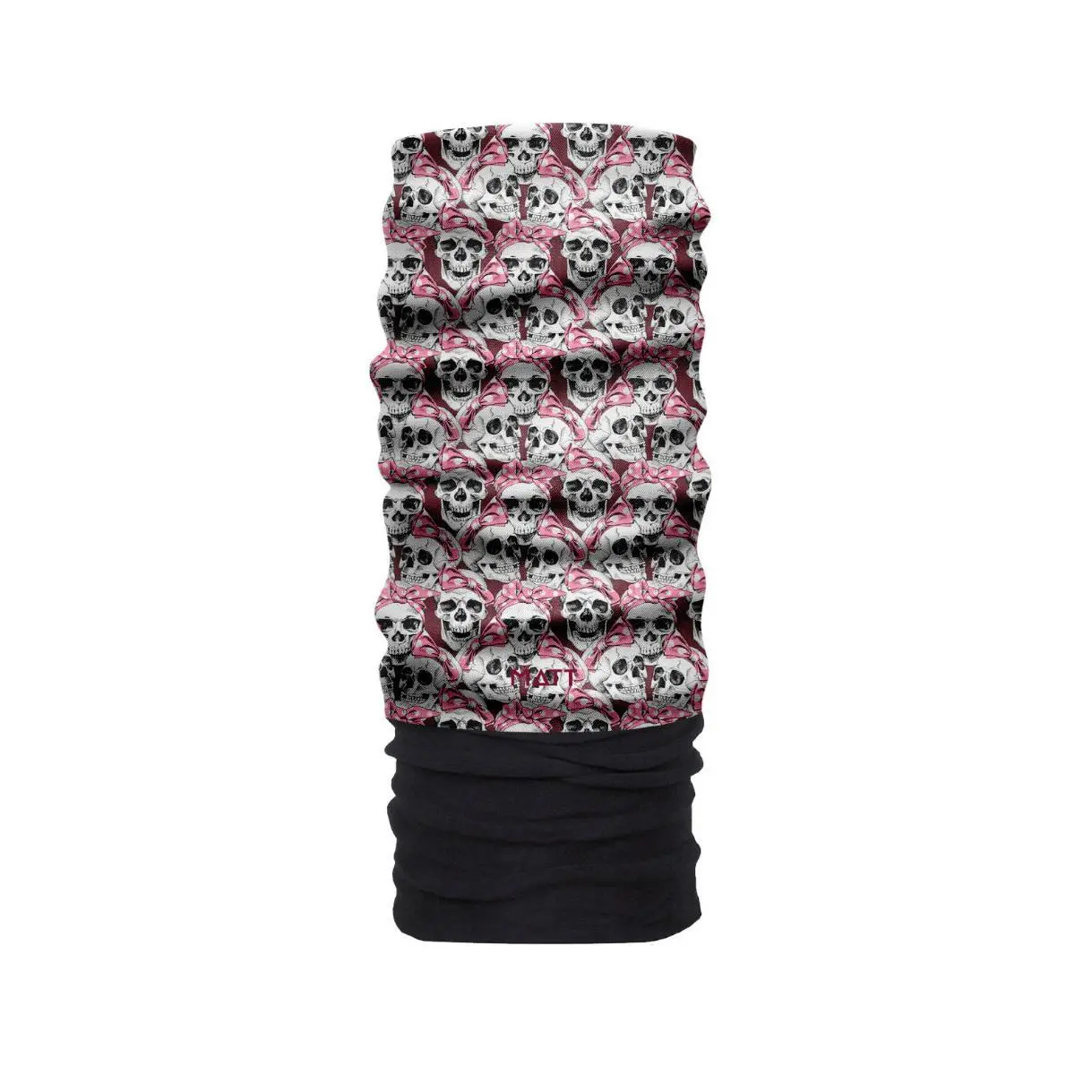 Matt Unisex Noir Polartec Microfibre Neck Warmer Sixty Skulls
