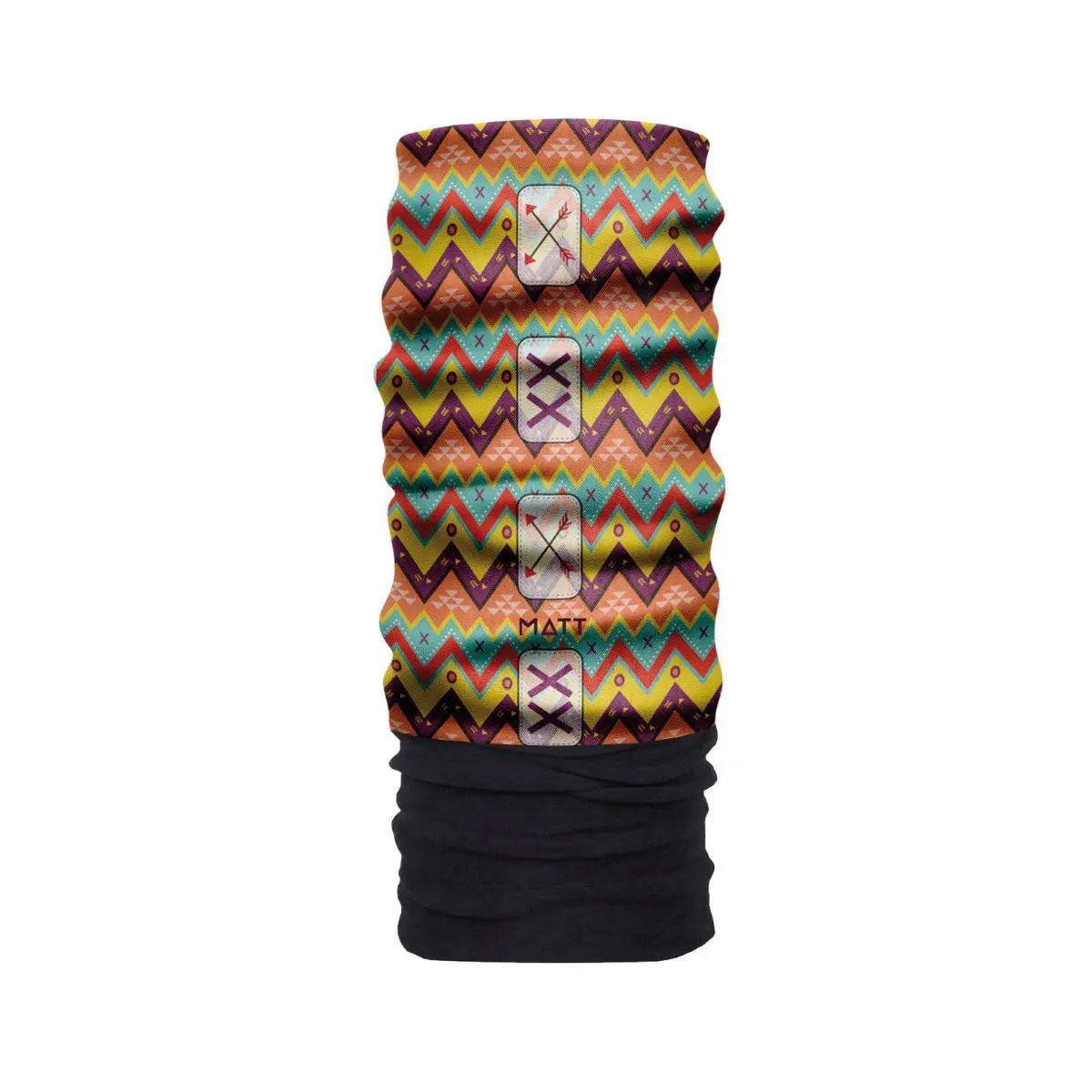 Matt Unisex Multicolore Polartec Microfibre Neck Warmer Indi