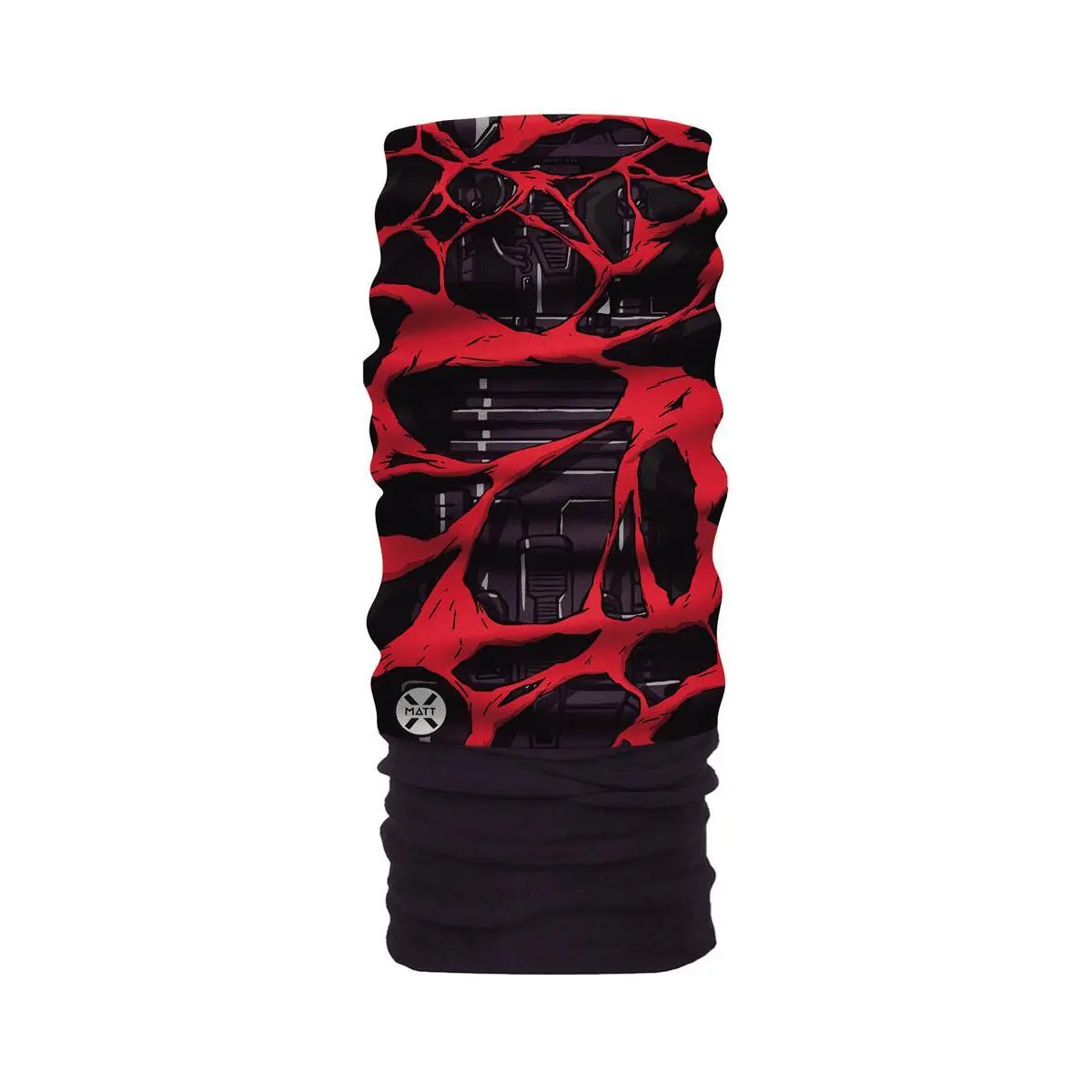Matt Unisex Noir Polartec Microfibre Neck Warmer Cyborg
