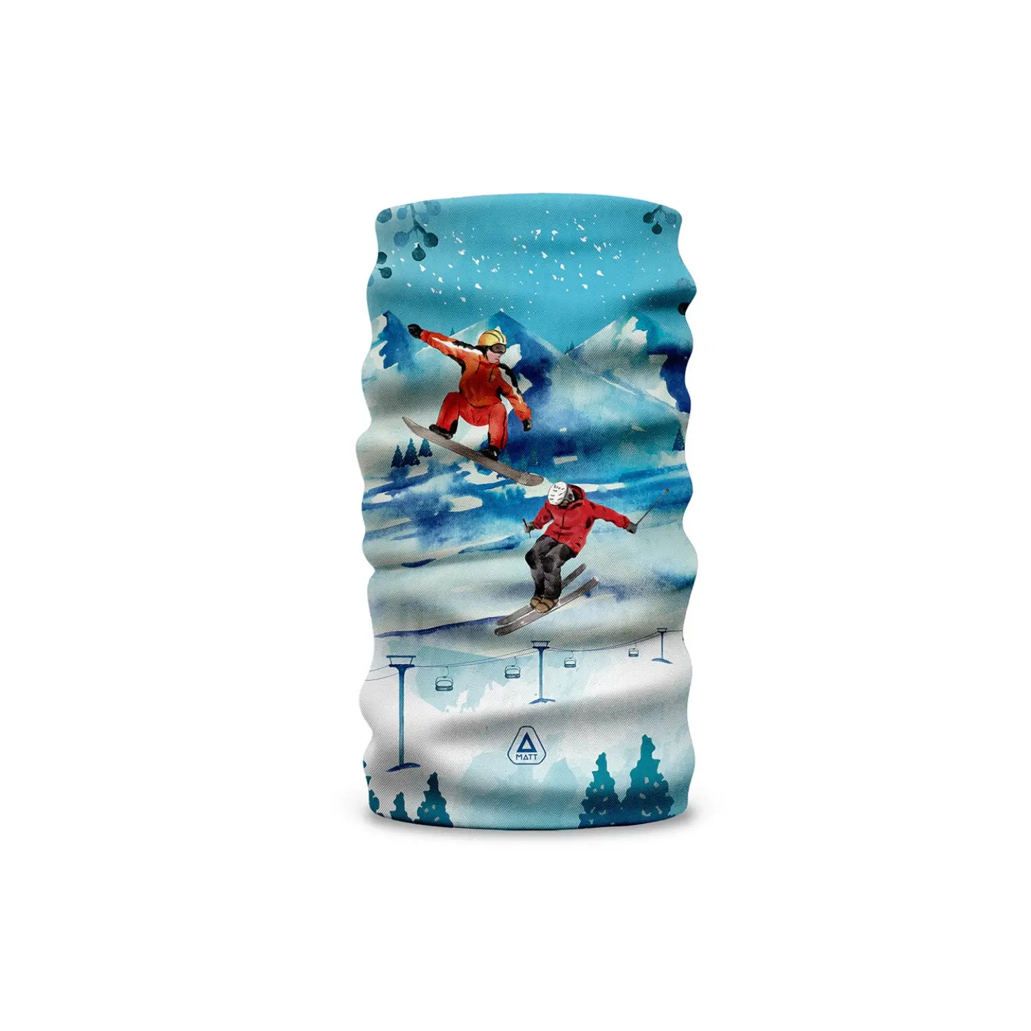 Matt Unisex Bleu Scarf Coolmax Eco