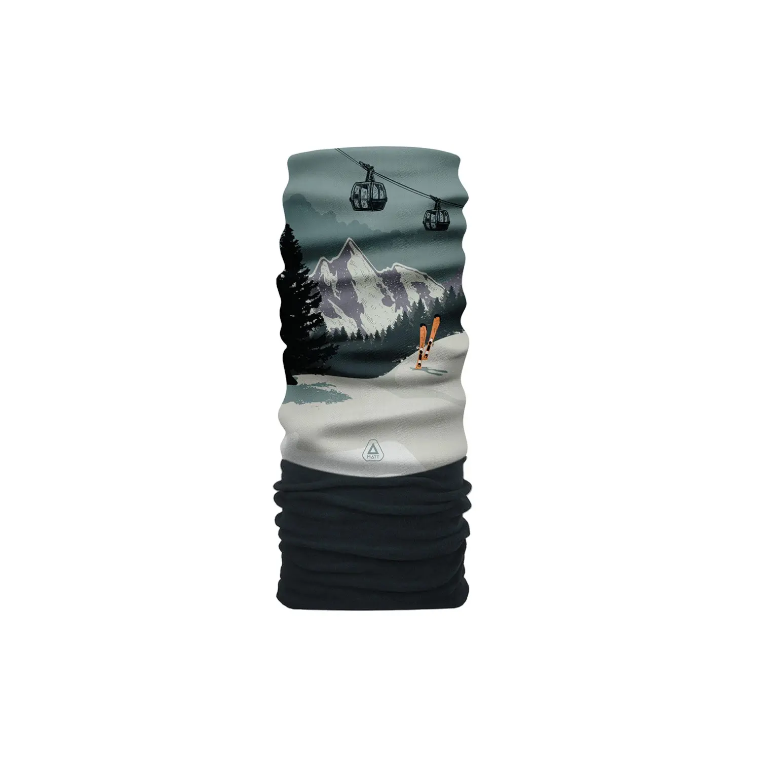 Matt Unisex Noir Scarf Coolmax Pol