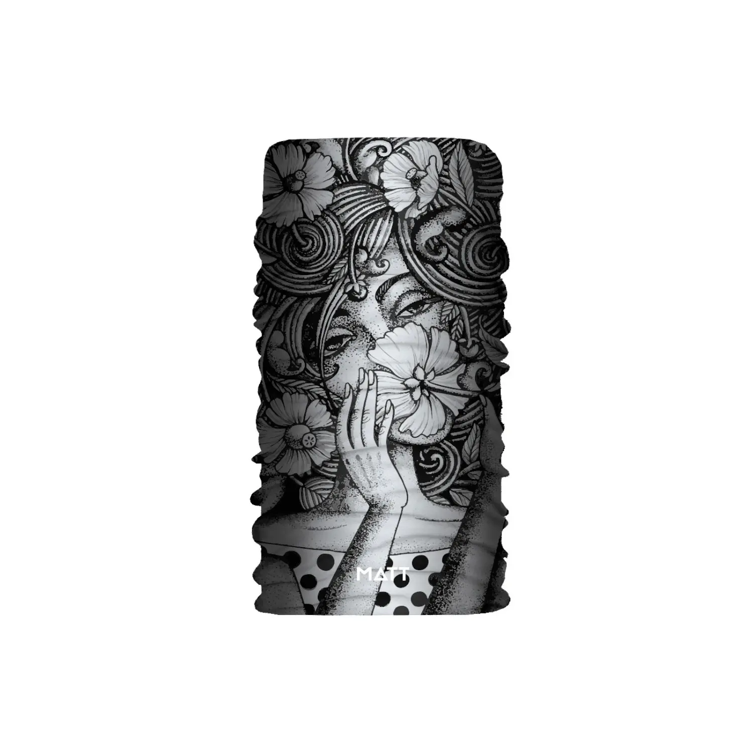 Matt Unisex Noir Scarf Coolmax Pol