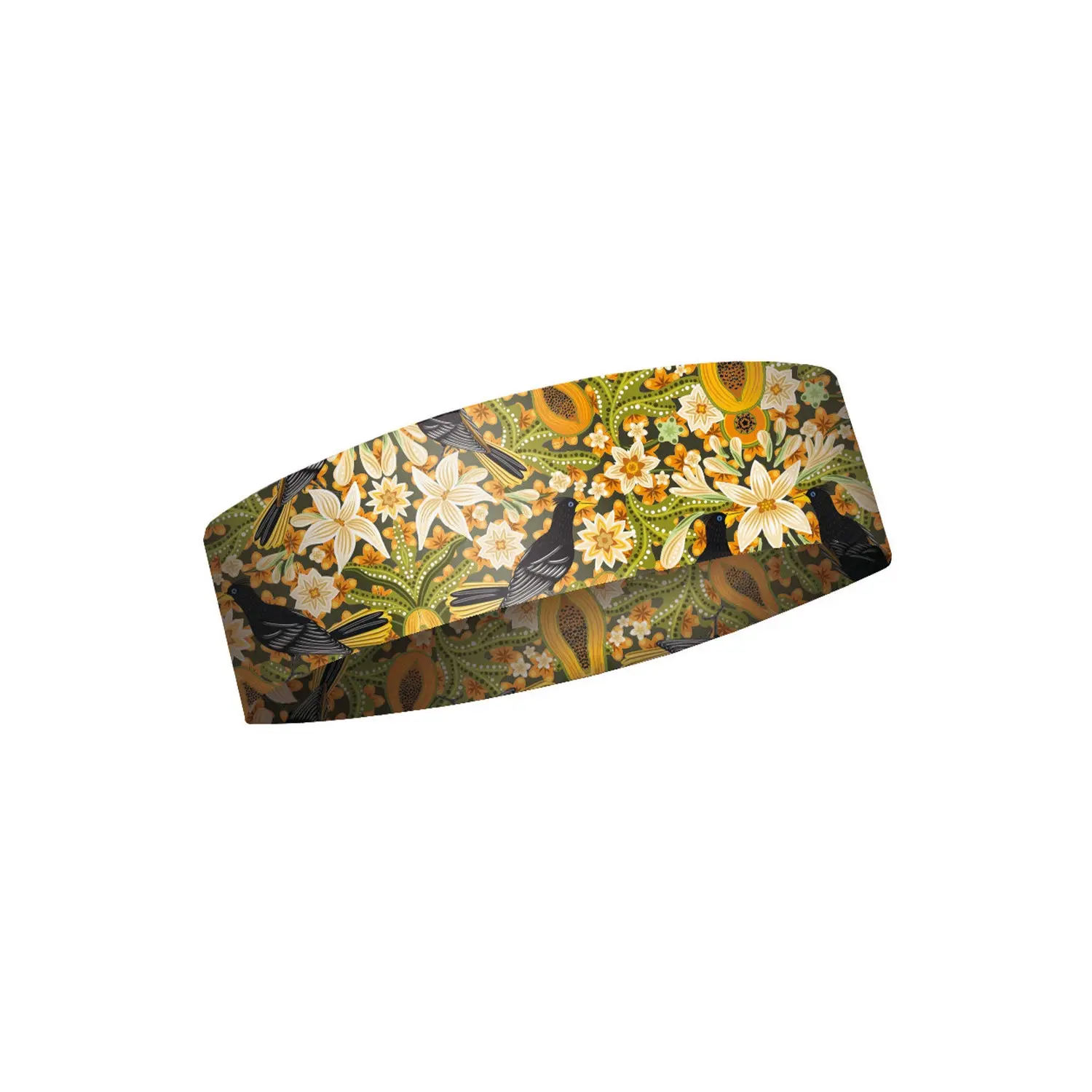 Narrow headband MATT Papayas