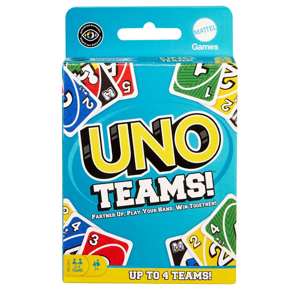 Kartenspiele Mattel Uno Teams