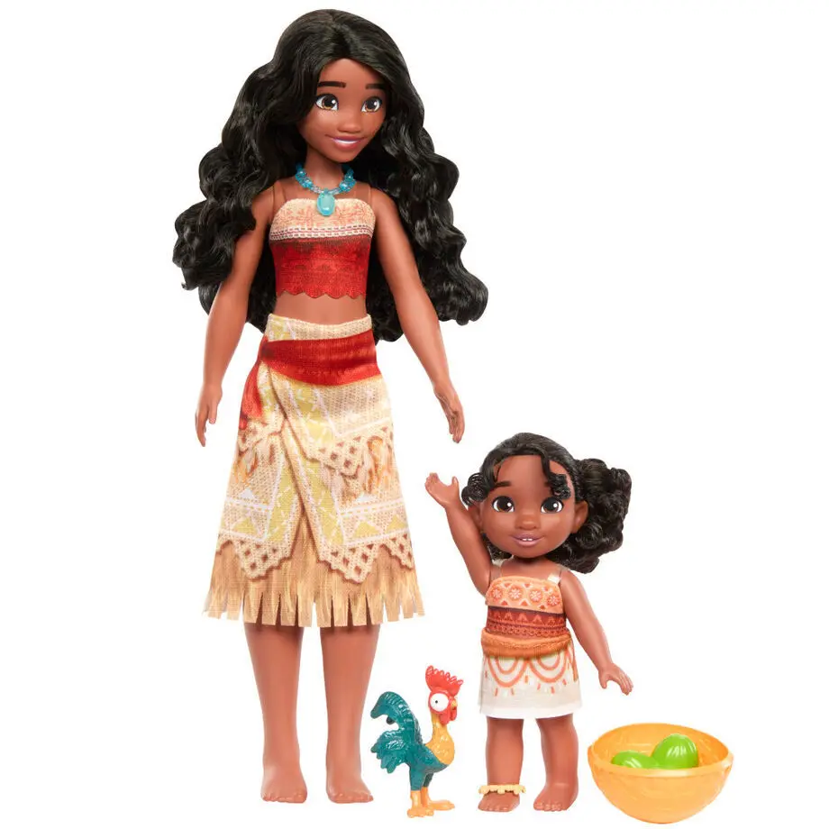 Puppe Mattel Disney Vaiana Moana 2 Vaiana & Simea (x2)