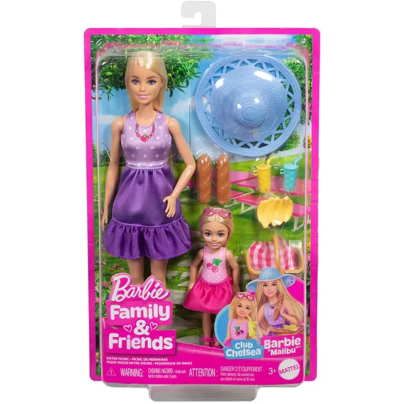 Puppe Mattel Chelsea et Barbie
