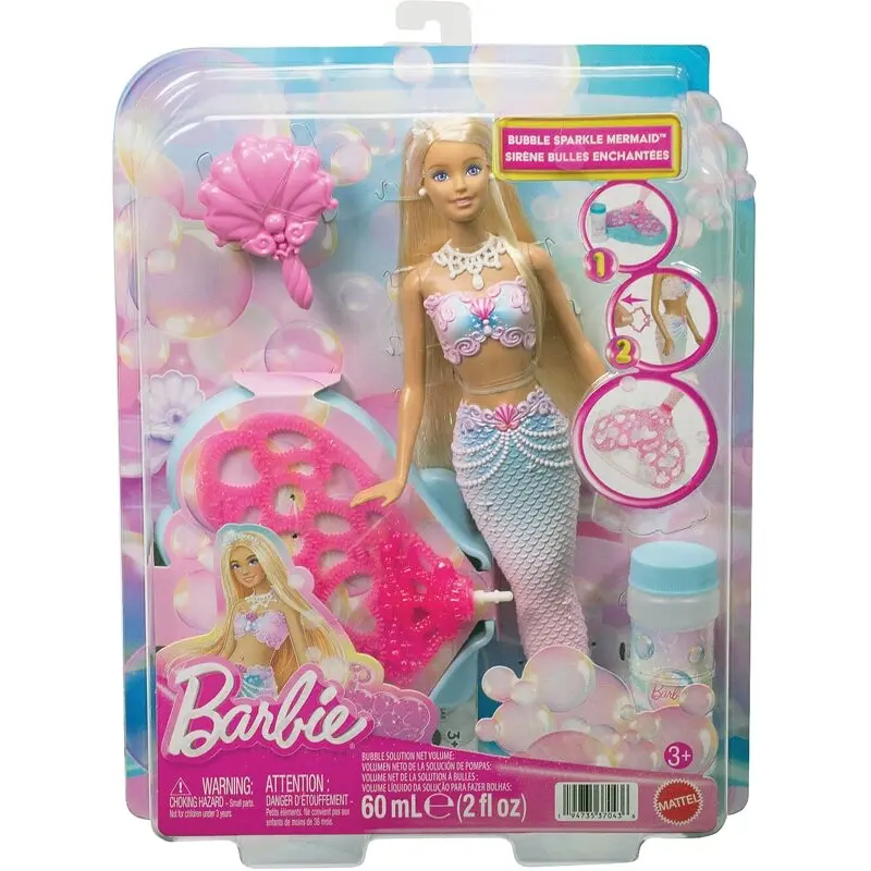 Puppe Mattel Sirene Bulles Magiq Barbie