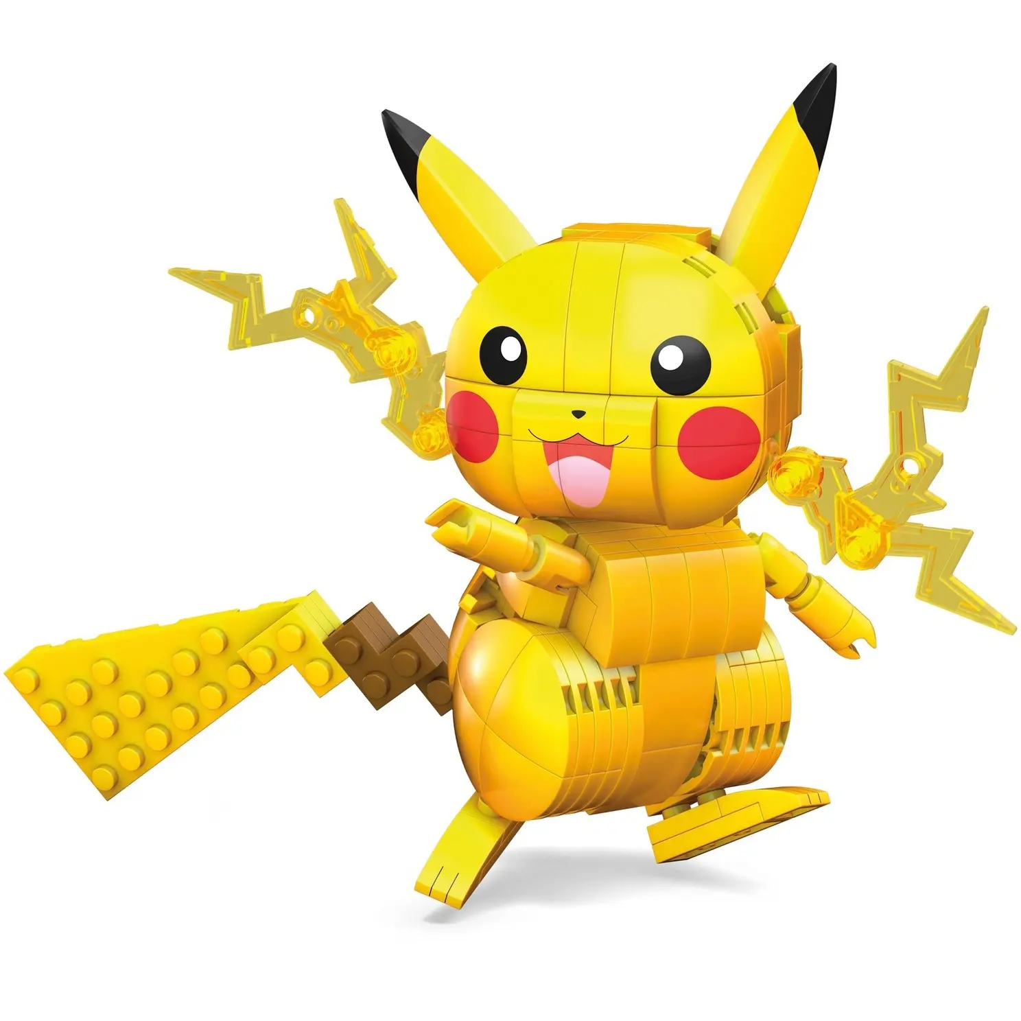 0887961852233 - MegaBloks Konstruktionsspielzeug MEGA Pokémon Bauspielzeugset Pikachu mit 1 Actionfigur für Kinder