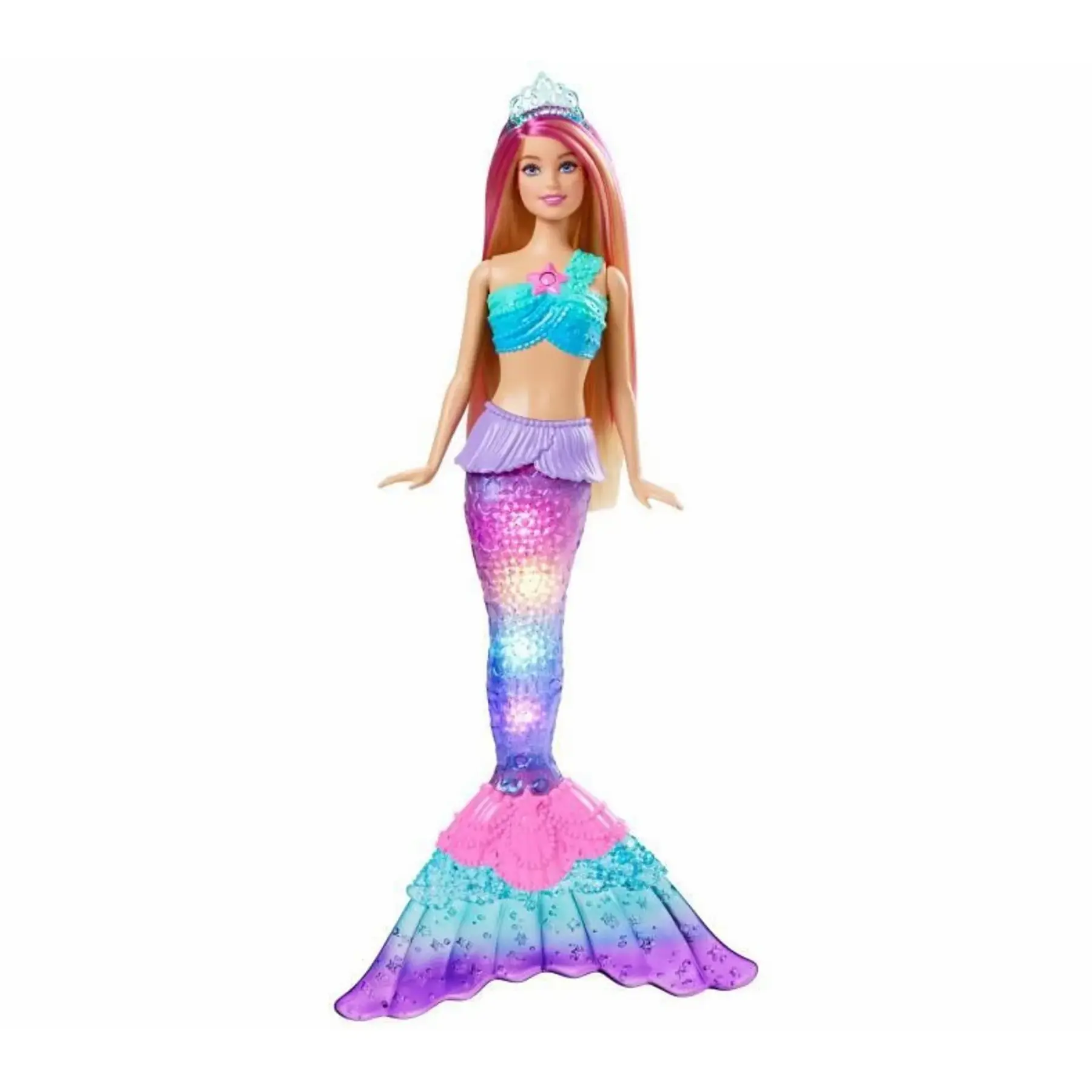 Puppe - barbie meerjungfrau lichter traum Mattel France