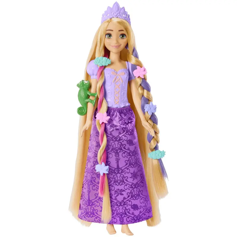 0194735120437 - Princess Fairy-Tale Hair Rapunzel Doll And 10+ Hairstyling Accessories Plus Color Change