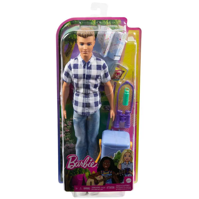 0194735075218 - Mattel HHR66 Barbie Abenteuer zu zweit Ken Camping-Puppe und Zubehör Spielzeu