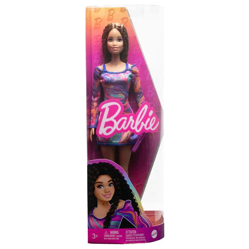 0194735094394 - Puppe Barbie Fashionistas-Puppe mit gekrepptem Haar und Sommersprossen