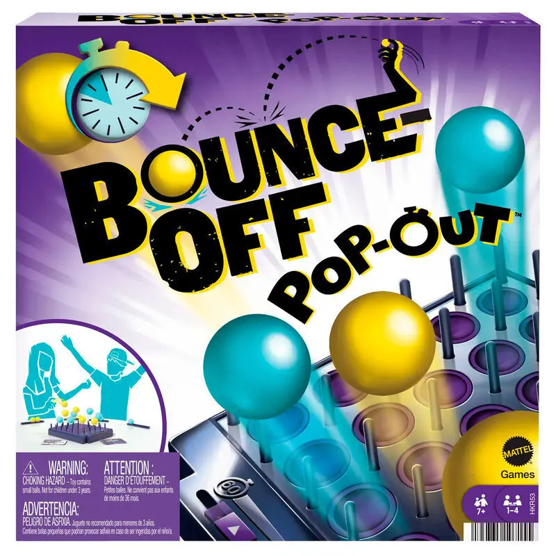 0194735107155 - HKR53 - Bounce Off Pop-Out - Partyspiel Familienspiel