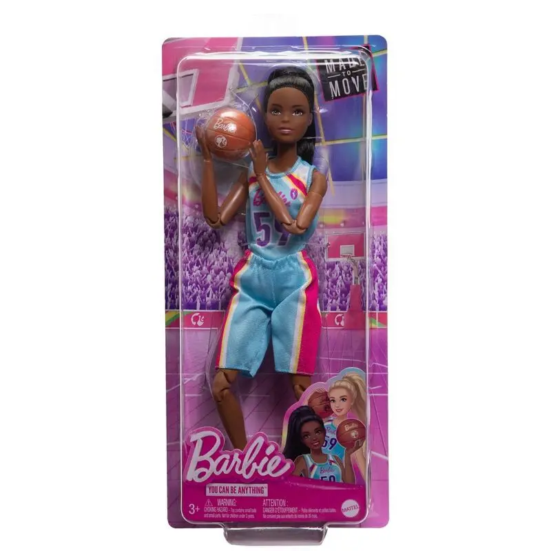 0194735107964 - Puppe Barbie Made to Move Basketballspielerin-Puppe
