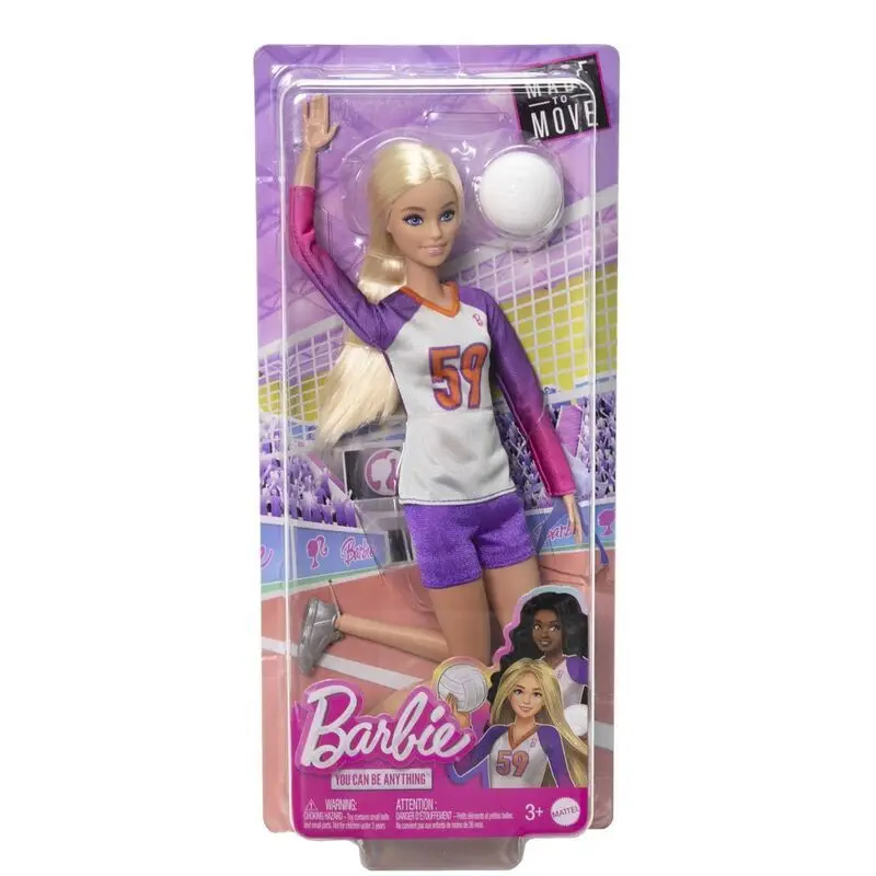 0194735108046 - HKT72 - Barbie - You can be anything - Volleyballspielerin mit Zubehör