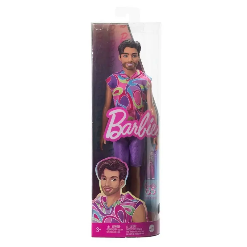 0194735176717 - Barbie Fashionistas Ken-Puppe #227 brünette Modepuppe im Totally Hair Look