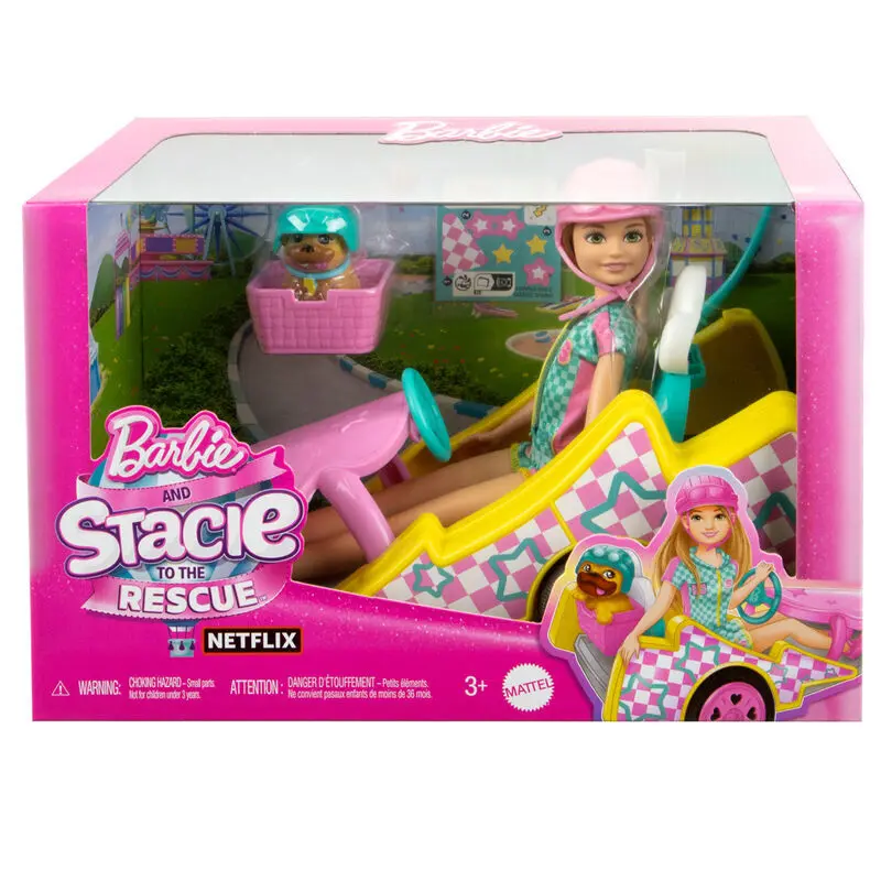 0194735180325 - HRM08 - Barbie - Stacie - Eine Schwester für alle Fälle - Stacie mit Go-Kart