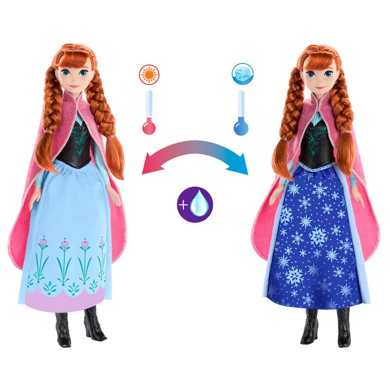0194735189366 - HTG24 - Disney Frozen - Anna Puppe mit magischem Rock