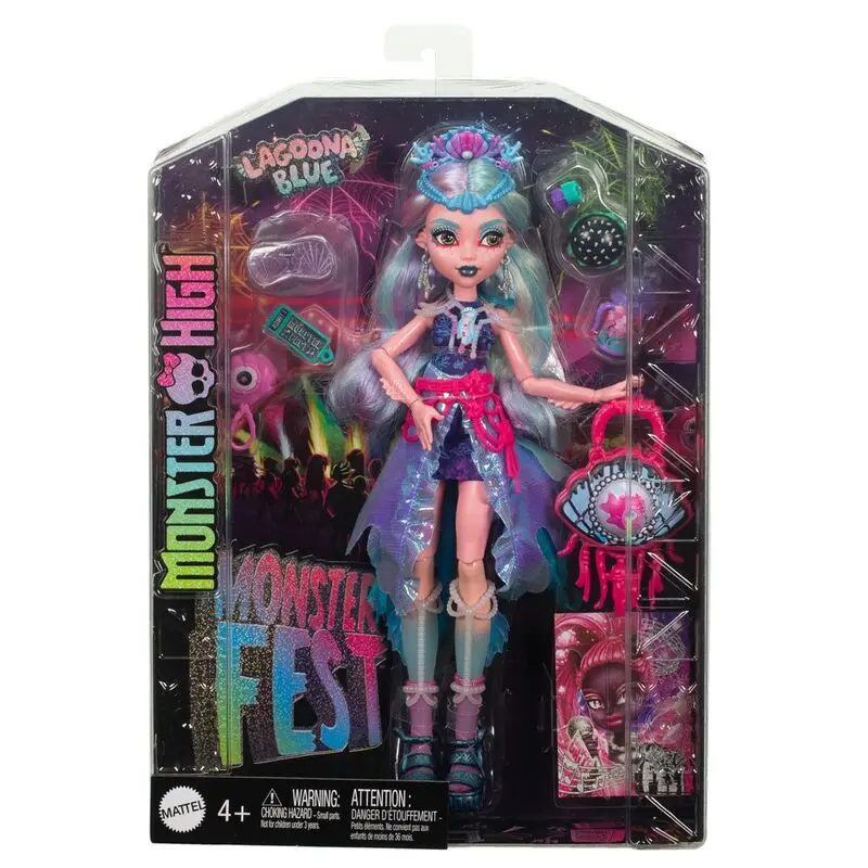 0194735230464 - Monster High Monsterfest Lagoona Blue Puppe