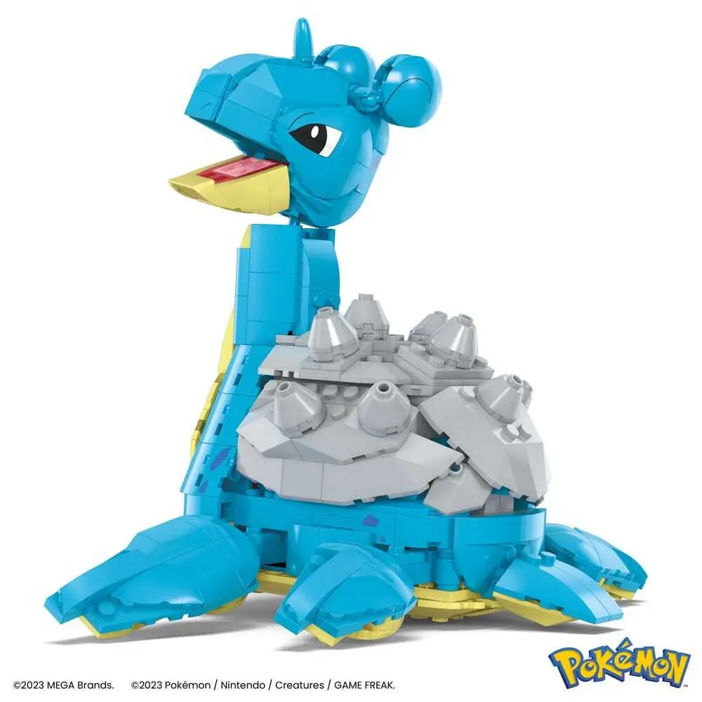 0194735107872 - MegaBloks Konstruktionsspielzeug MEGA Pokémon Lapras Bauspielzeug-Set mit Actionfigur