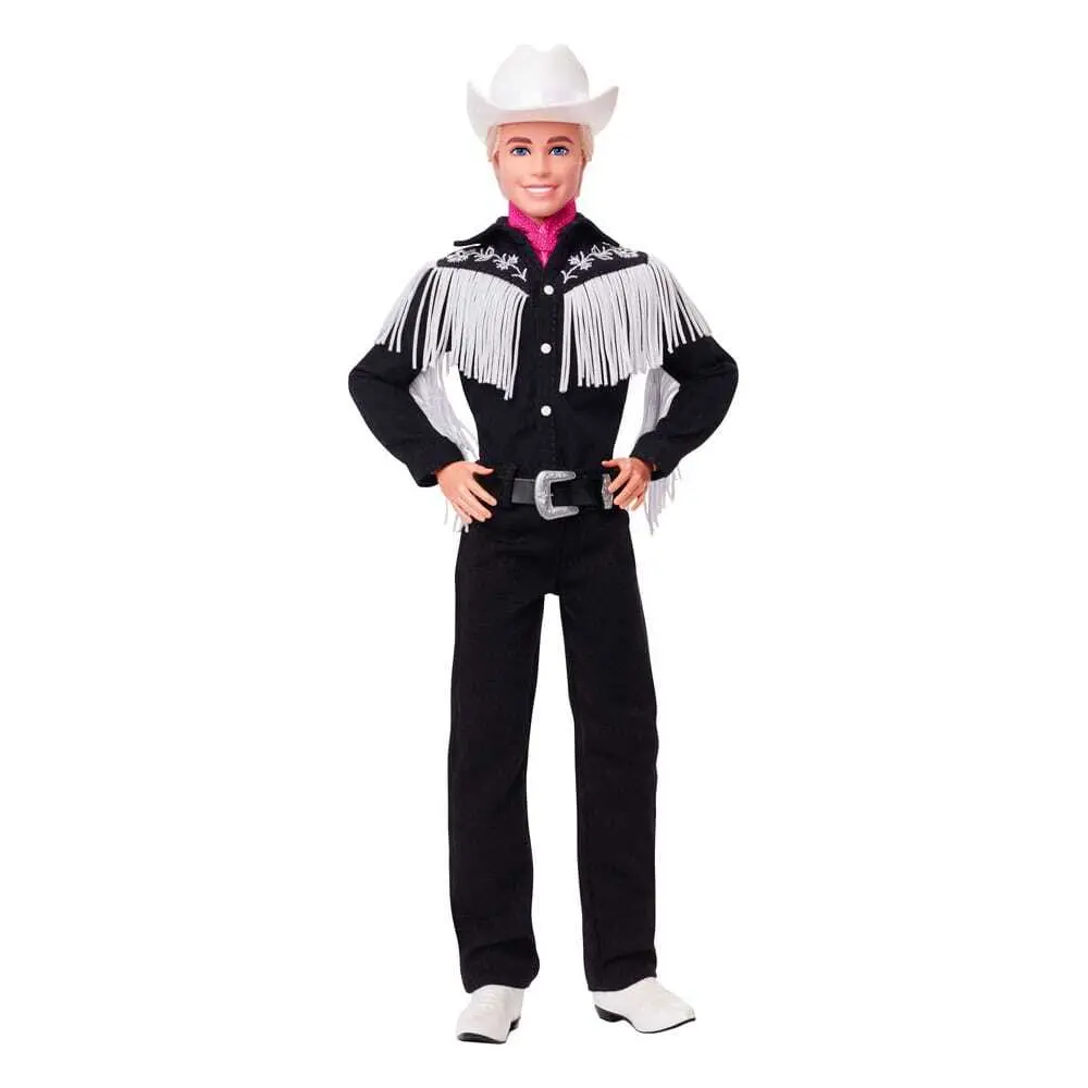 0194735174492 - Puppe Barbie The Movie - Ken-Sammelpuppe mit schwarzem Cowboy-Outfit