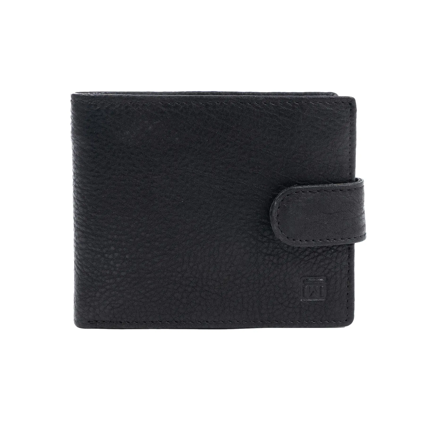 Matties Bags Men's Noir Leather Wallet