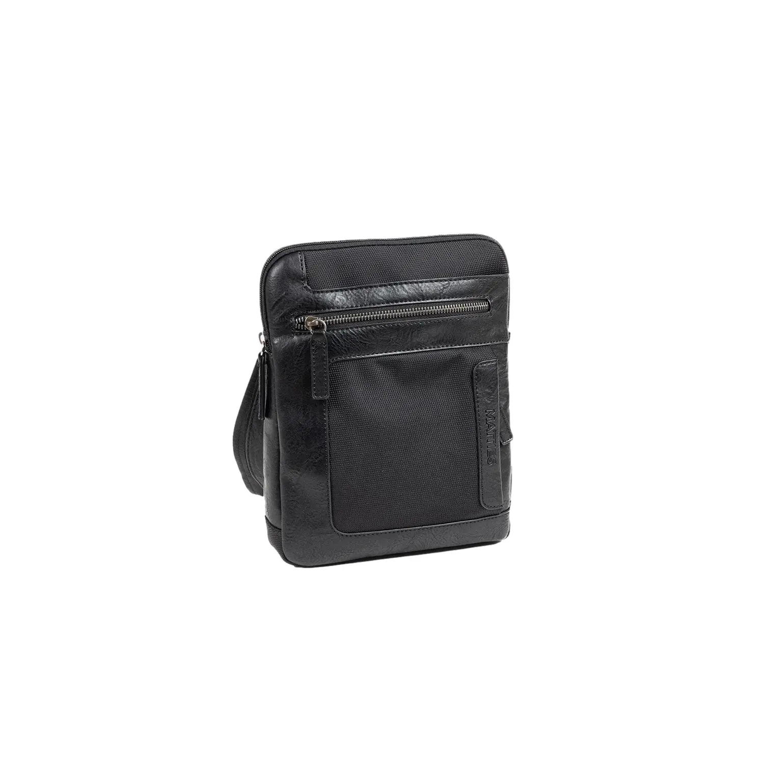 Matties Bags Men's Noir Nylon Shoulder Bag