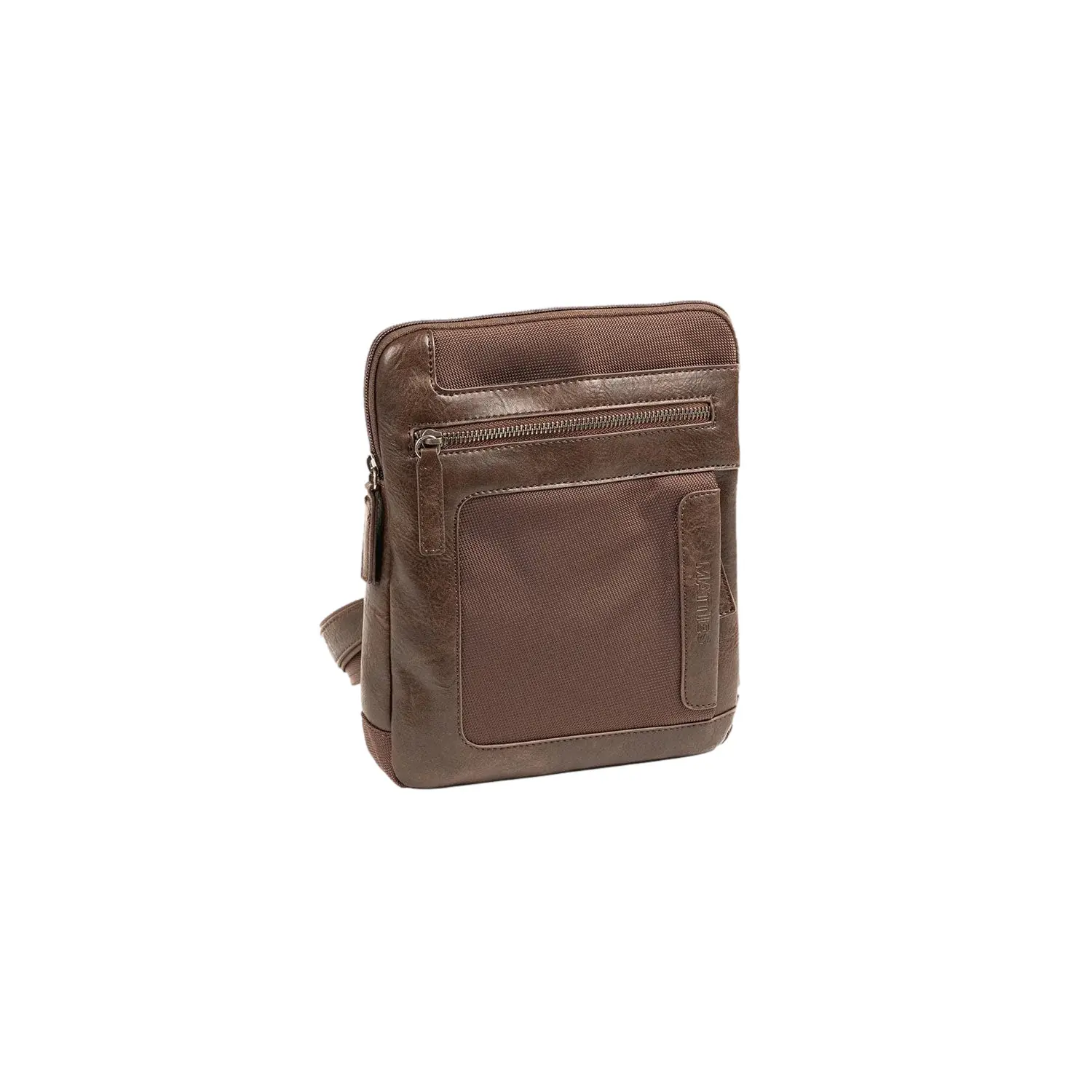 Matties Bags Men's Marron Nylon Shoulder Bag