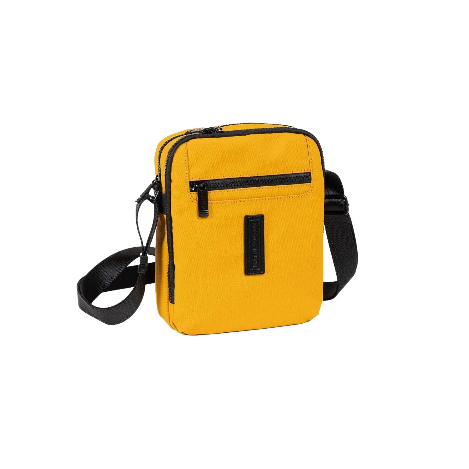 Matties Bags Men's Jaune Coated Nylon Shoulder Bag