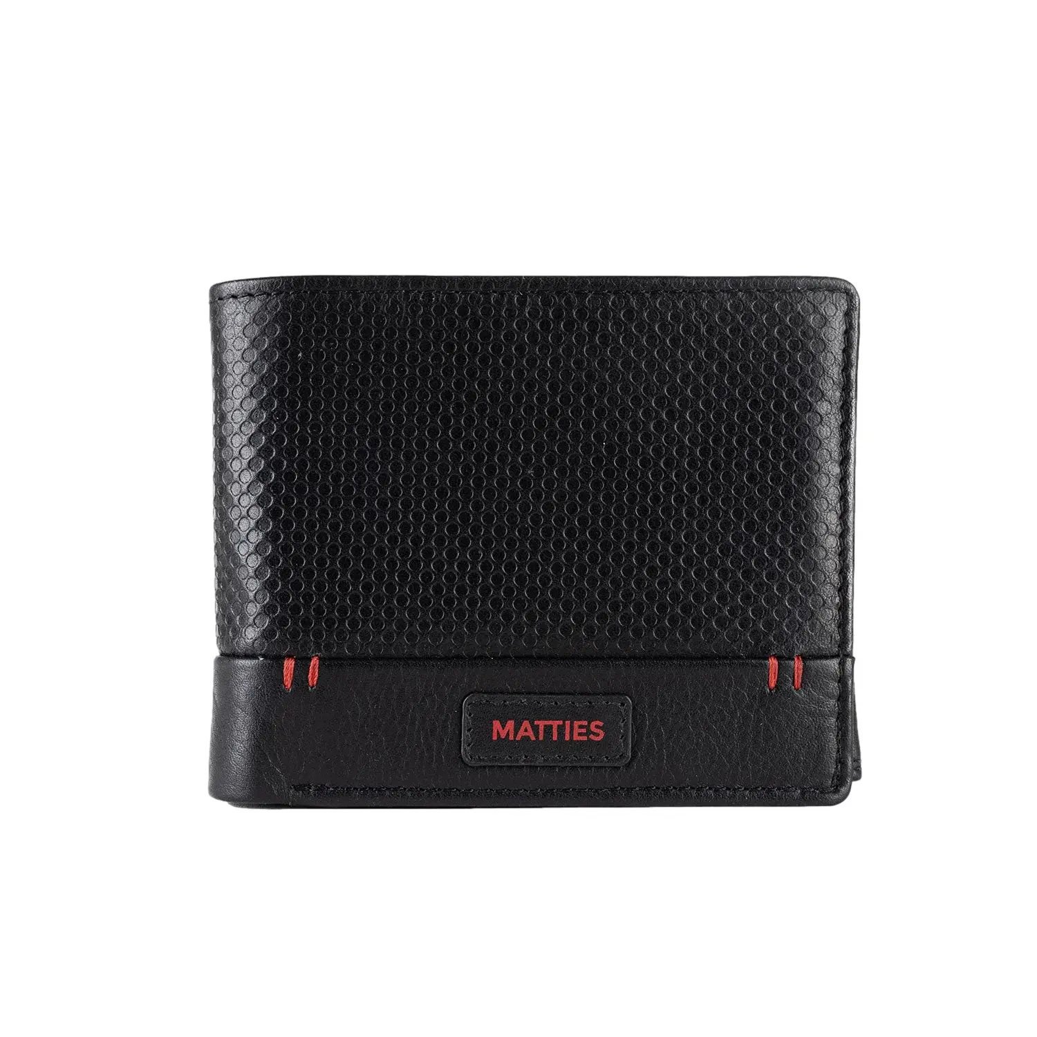 Matties Bags Men's Noir Leather Collection Wallet
