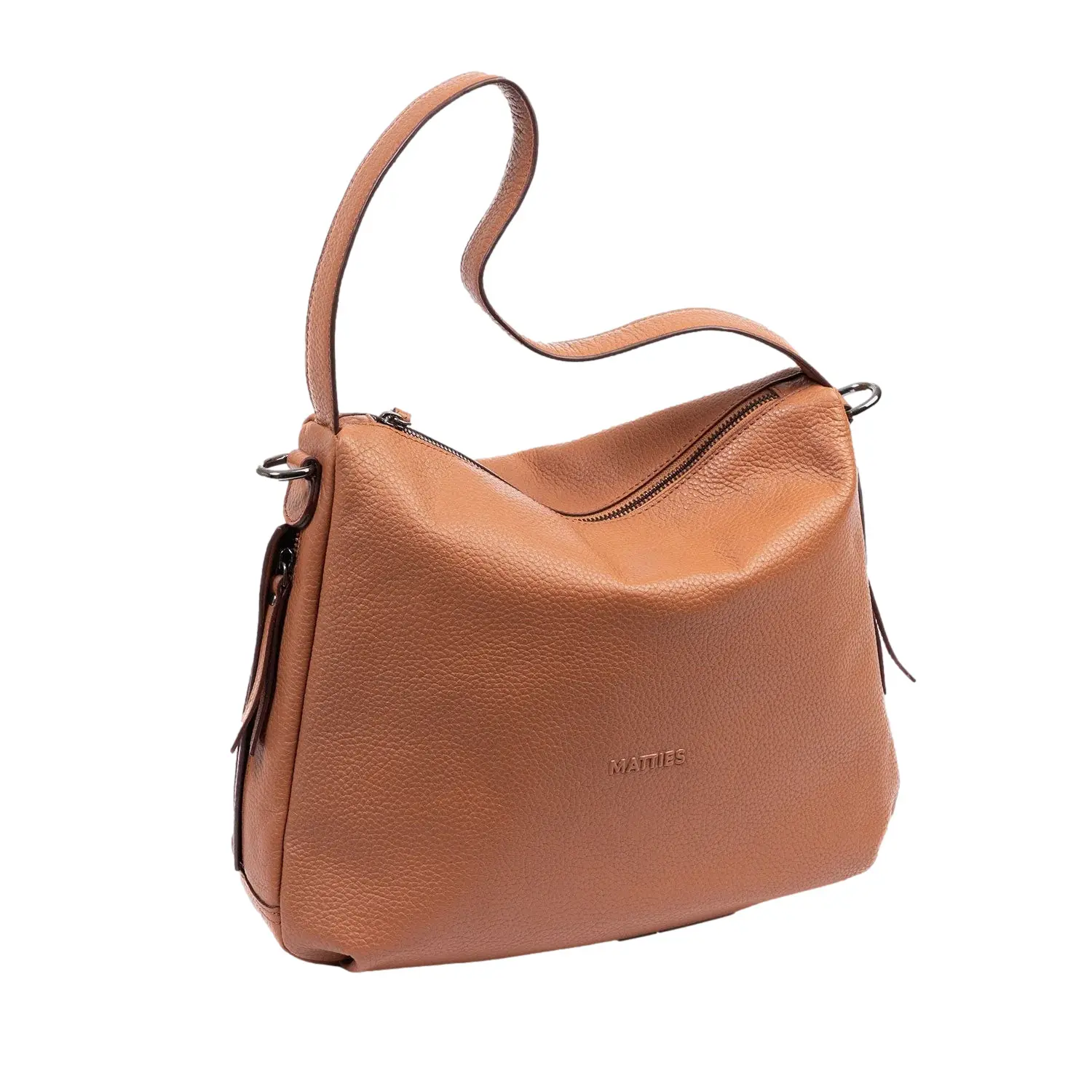 Matties Bags Women's Marron Floater Shoulder Bag/Cuir.