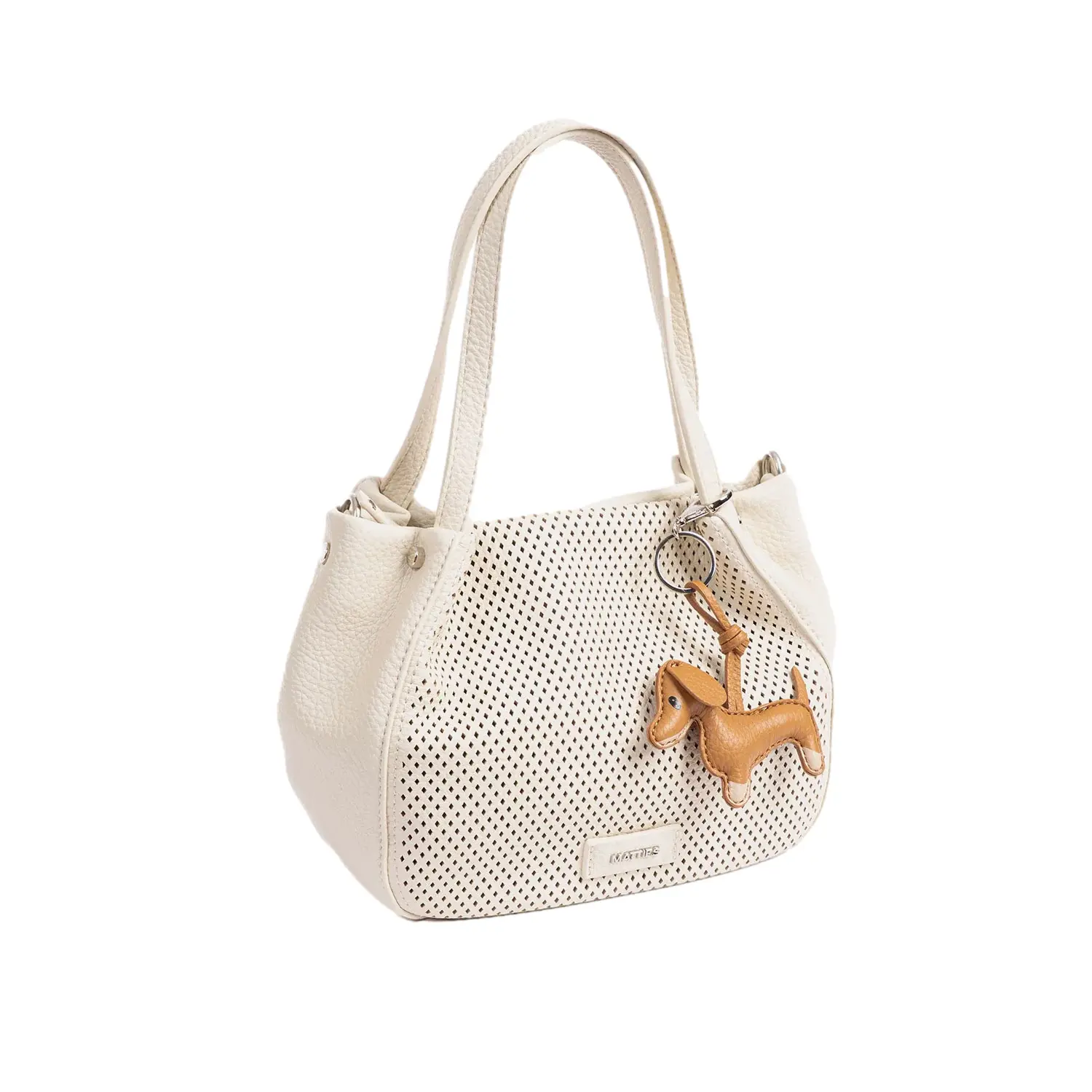 Matties Bags Women's Beige Backpack Teckel