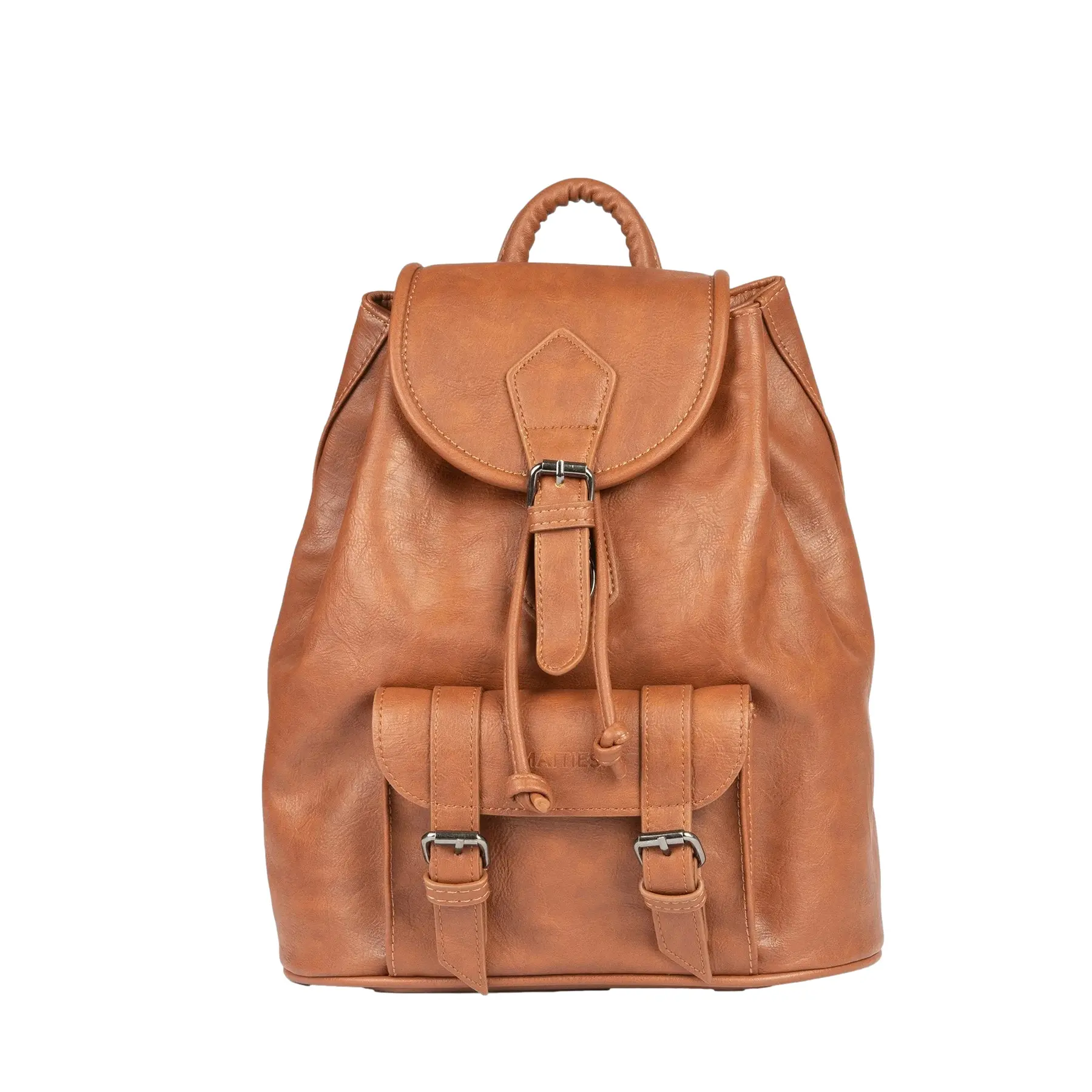 Matties Bags Unisex Marron Terracotta Backpack