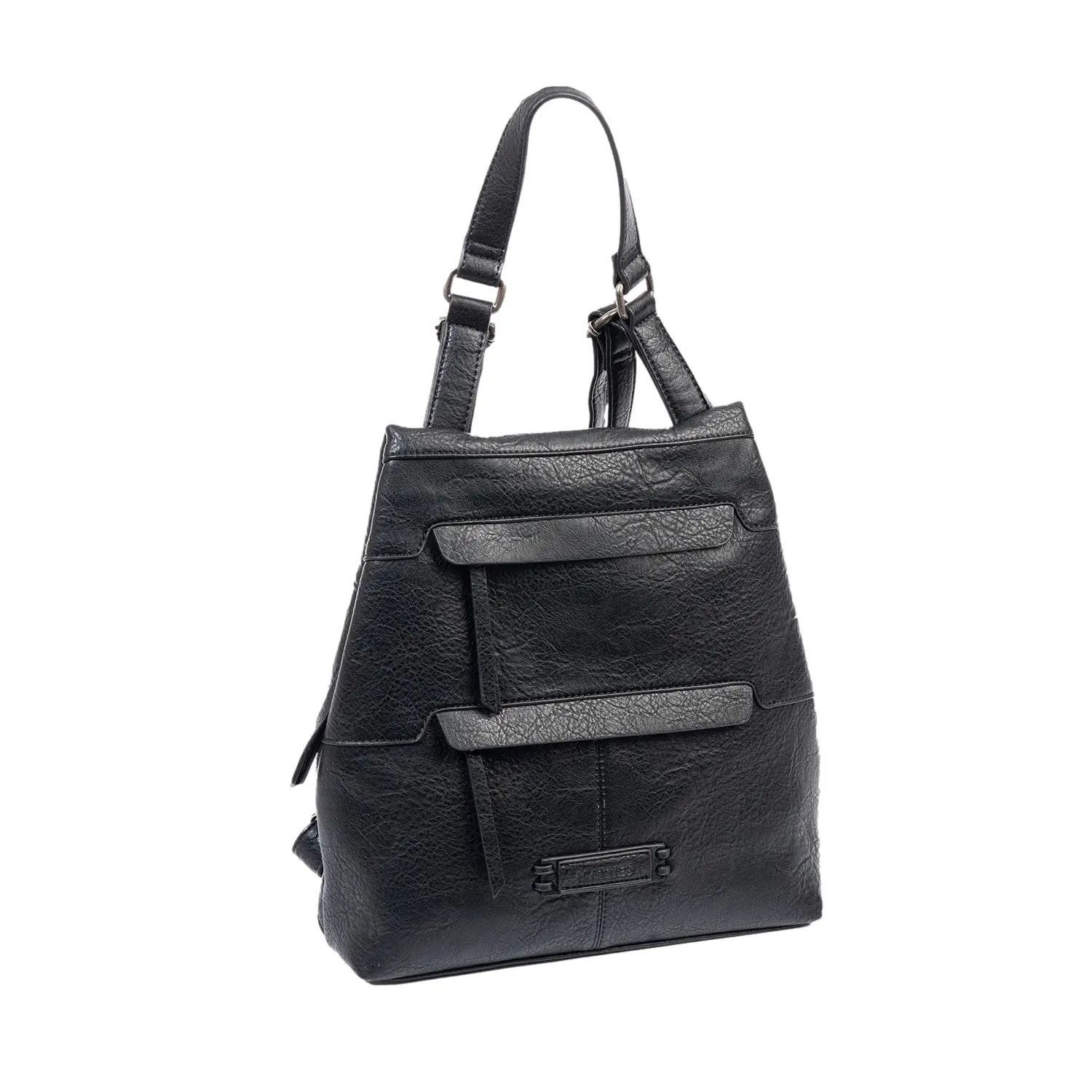 Matties Bags Unisex Noir Anti-Theft Backpack