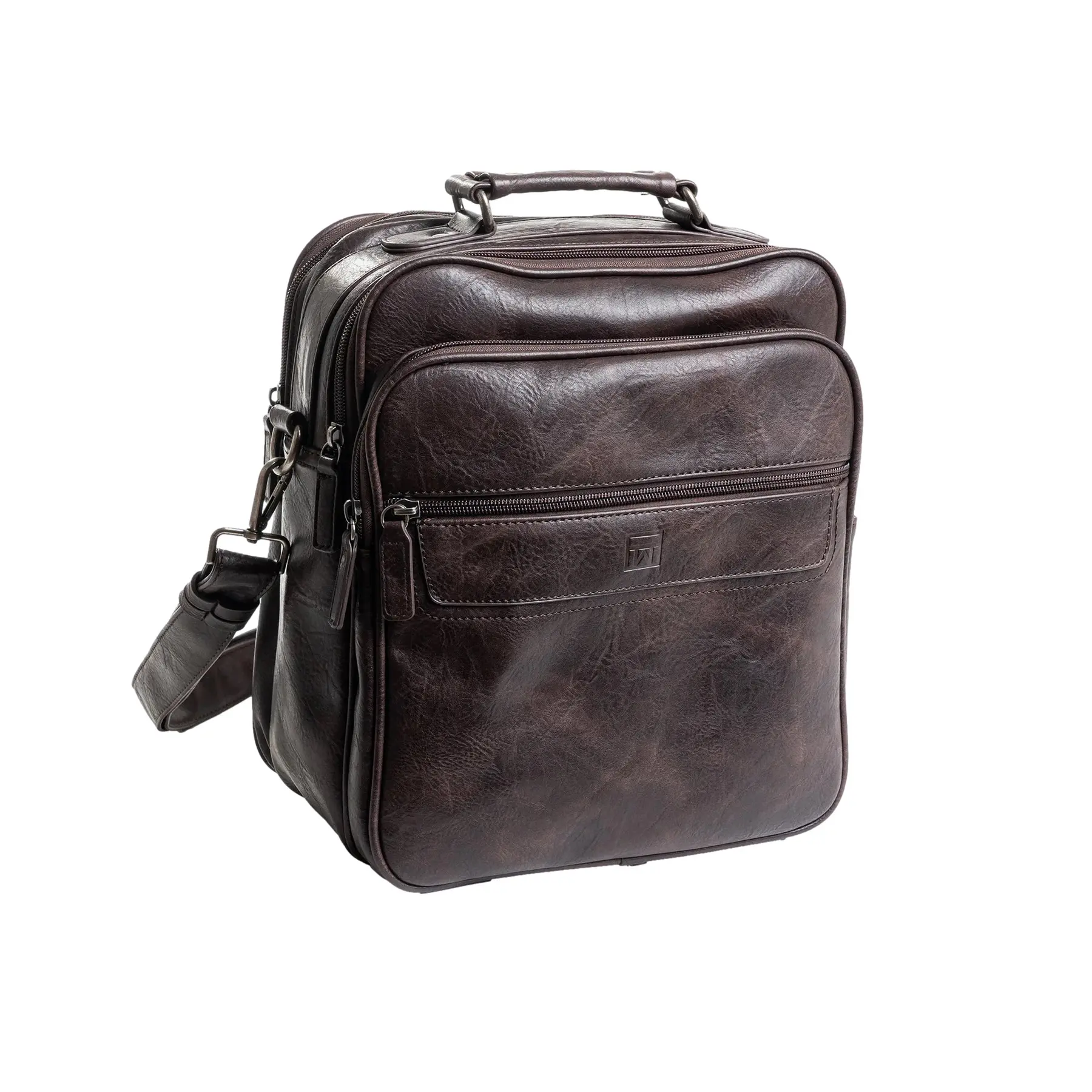 Matties Bags Men's Marron Shoulder Bag Nappa